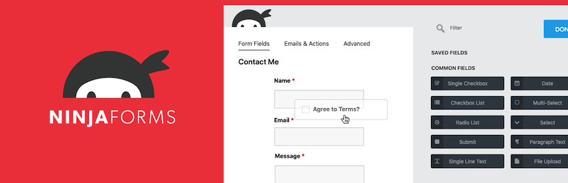 5. Ninja Forms WordPress 플러그인