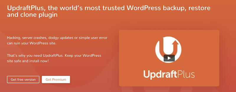 7. UpdraftPlus WordPress 백업 WordPress 플러그인