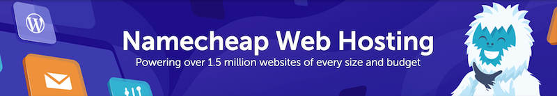 Namecheap 웹 사이트에는 무료 도메인이 제공됩니다.