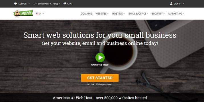 HostPapa 관리 WordPress 호스팅