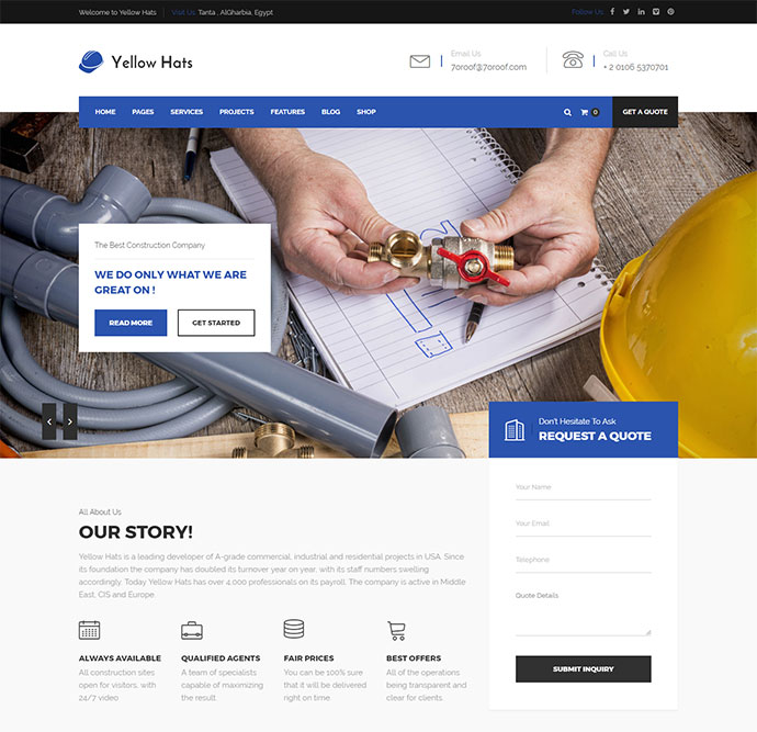 Yellow Hats - Thema Bauen, Bauen & Renovieren