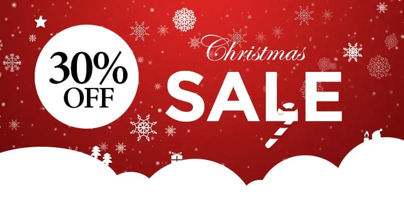 Weihnachts-Rabatt-Sale