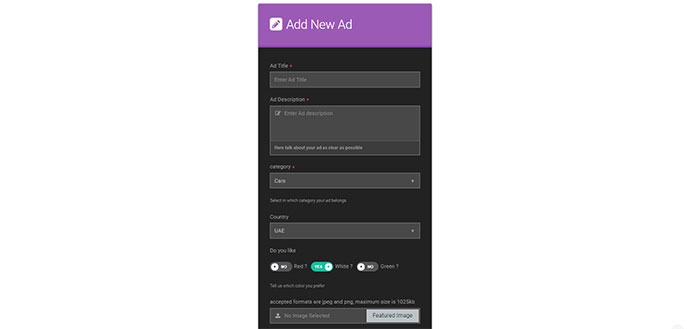 Forms Management System-WordPress Frontend Plugin