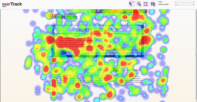 userTrack - WordPress Analytics mit Maus-Heatmaps und vollständiger Besucheraufzeichnung