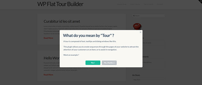 WP Flat Tour Builder