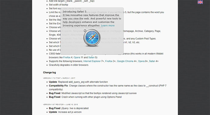 Automatischer CSS-Tooltip für WordPress