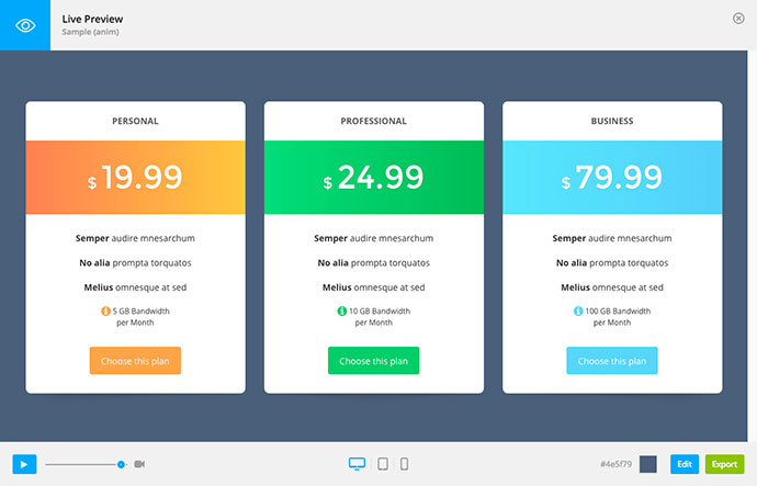 Go-Preise – Responsive WordPress-Preistabellen
