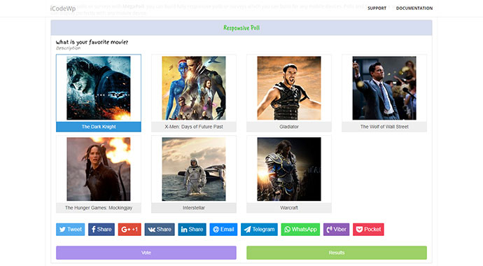 MegaPoll: WordPress Umfrage- und Umfrage-Builder-Plugin