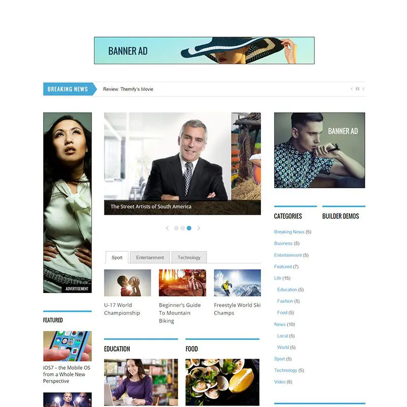 Dergi wordpress teması