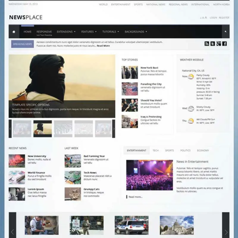 Newsplace Dergi Wordpress Teması