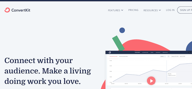 № 5. ConvertKit — отличная альтернатива Mailchimp