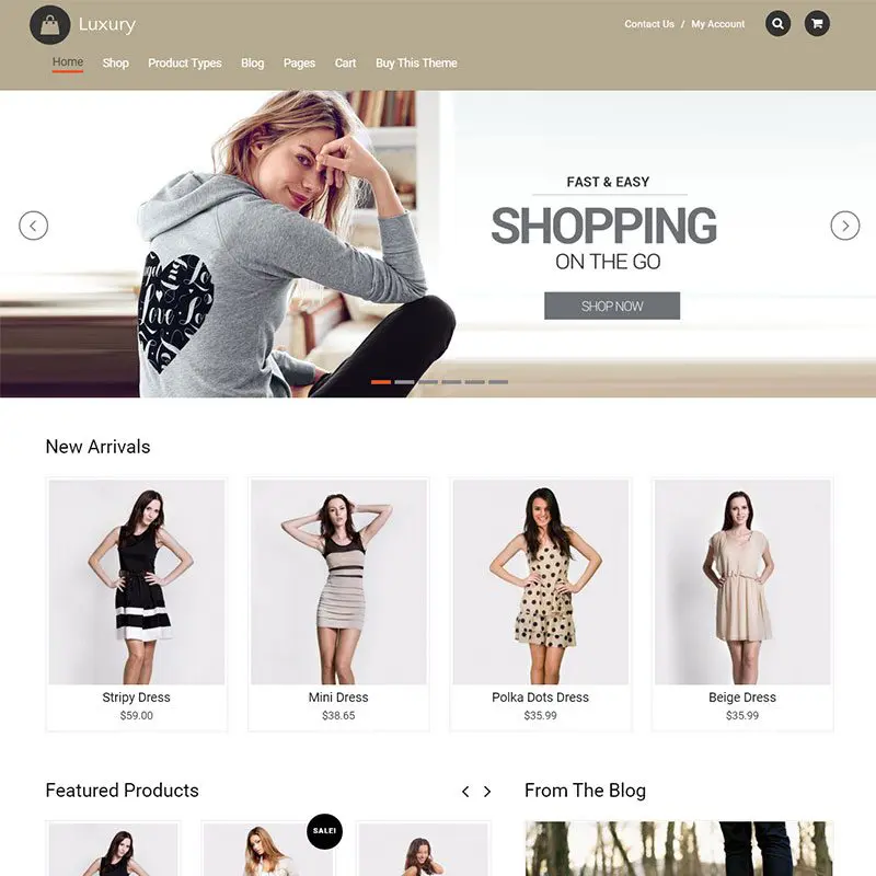 Роскошная тема Woocommerce Wordpress