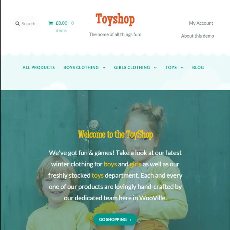 Магазин игрушек Wordpress Woocommerce тема