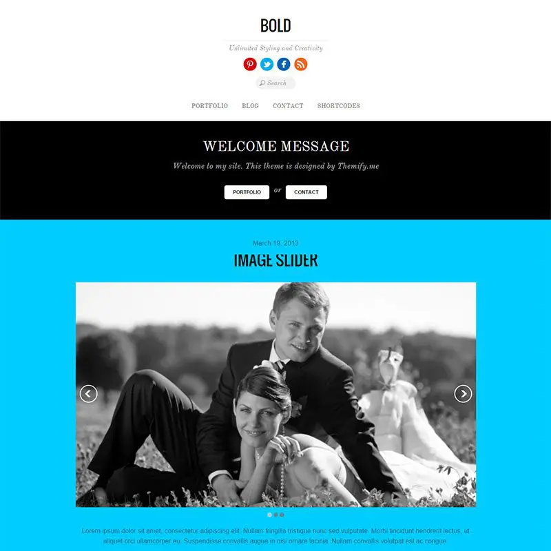 Bold-отзывчивый-Wordpress-тема