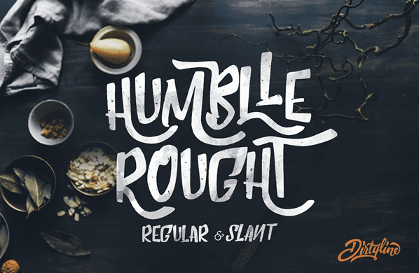 แบบอักษรฟรี – Humble Rought