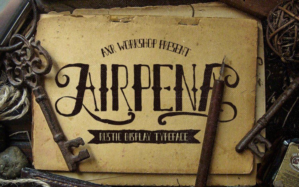 แบบอักษรที่เขียนด้วยลายมือฟรี – Airpena