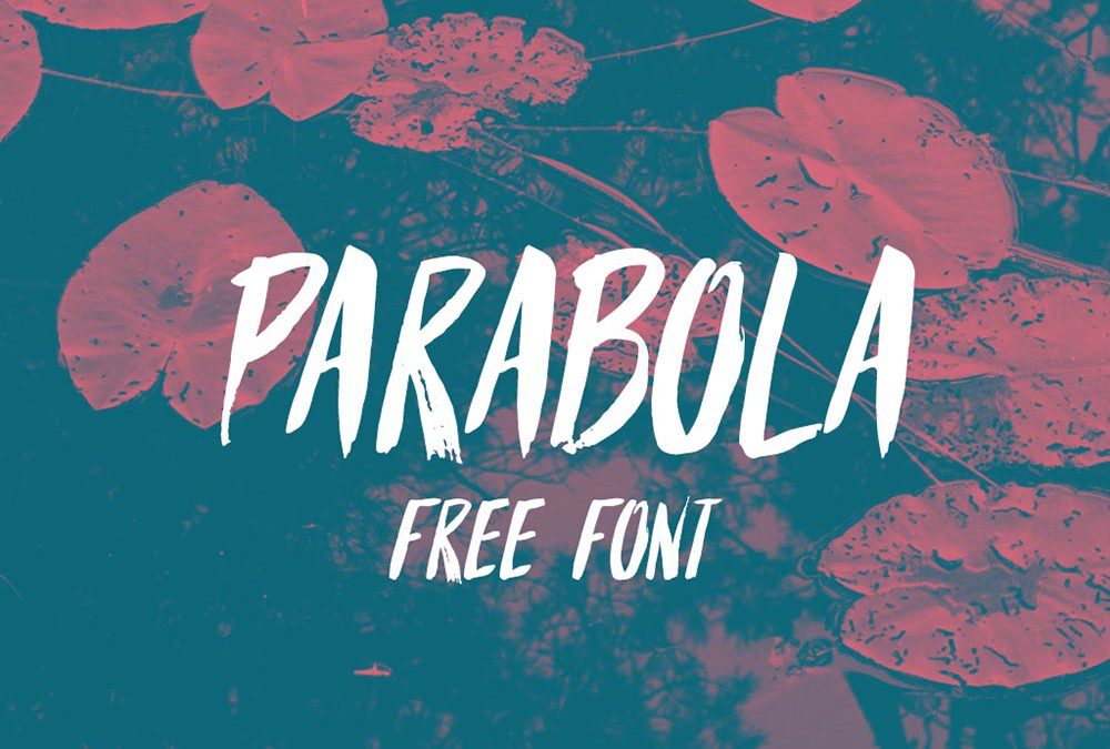 แบบอักษร Parabola ที่เขียนด้วยลายมือฟรี