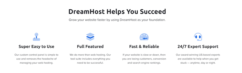 ميزات Dreamhost المجانية