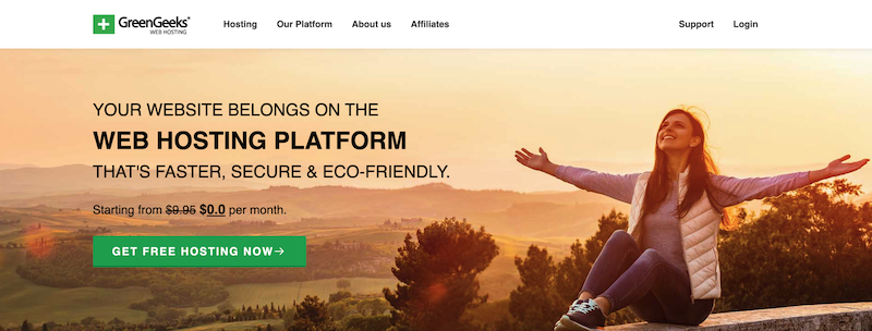 Come ottenere l'hosting GreenGeeks gratuitamente