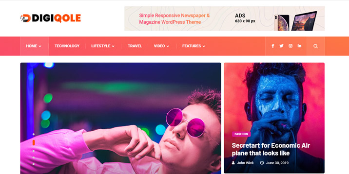 Digiqole di Themeforest