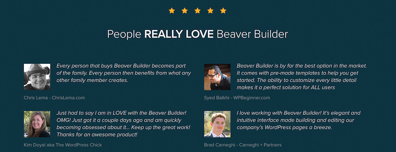 Vantagens de pagar pelo Beaver Builder