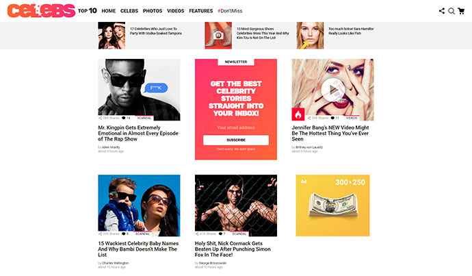 Bimber - Virales Magazin-WordPress-Theme