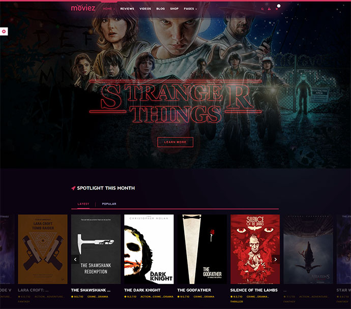 Gamez - Spiele, Filme, Musikkritik und redaktionelles WordPress-Theme