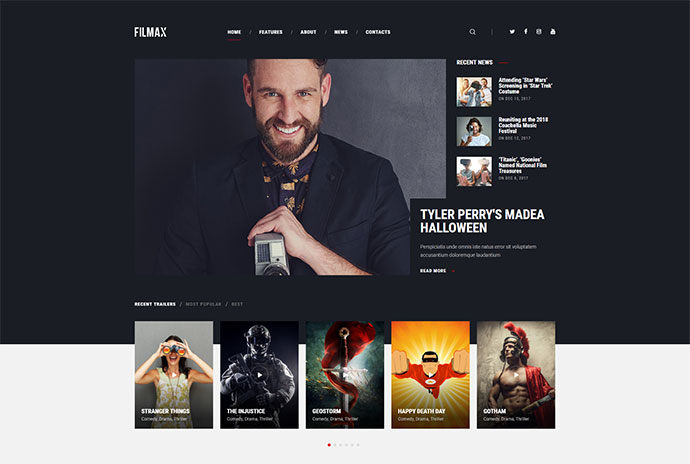 Filmax | Filmmagazin WordPress-Theme