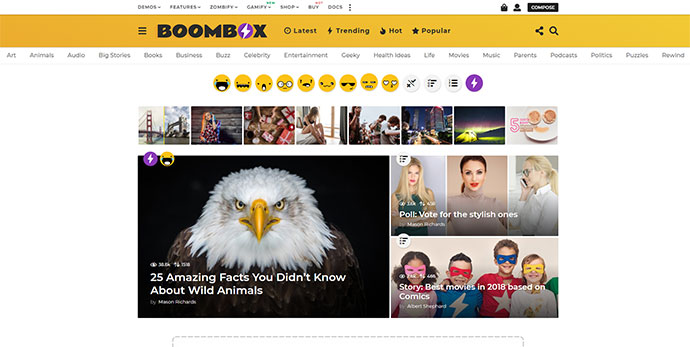 BoomBox – Virales Magazin-WordPress-Theme