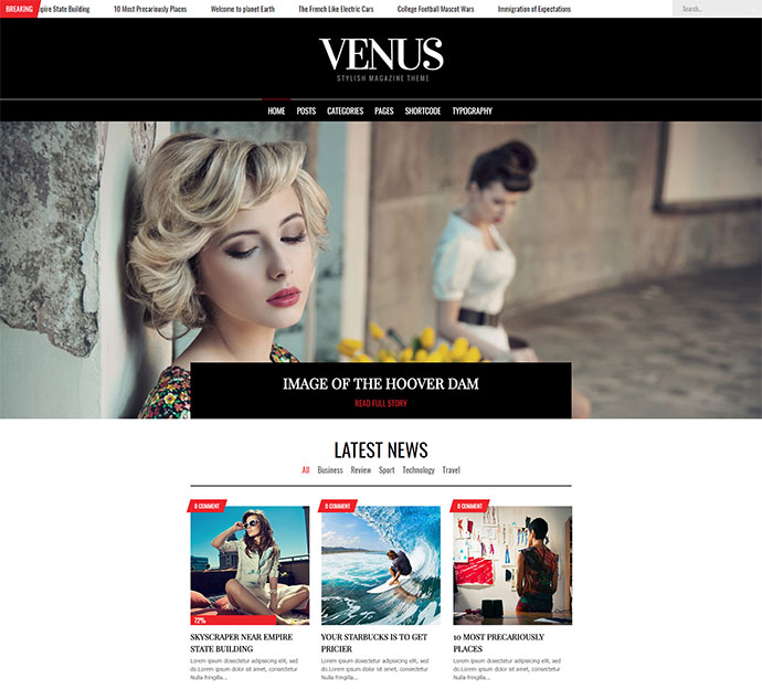 Venus | Magazin WordPress für Magazin