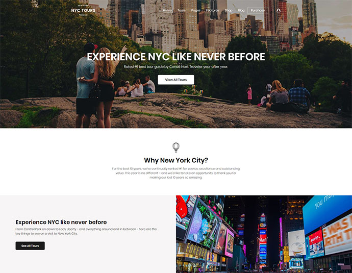 Tourbuchung & Reisen WordPress-Thema - Einschiffen