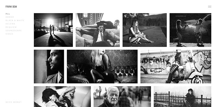 Bogen - Sauberes Fotografie-Portfolio-Thema