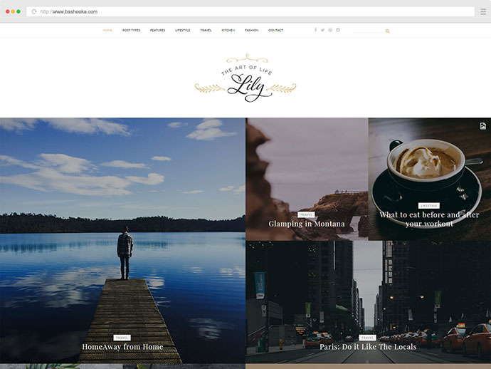 Lily – Ein elegantes WordPress-Blog-Theme