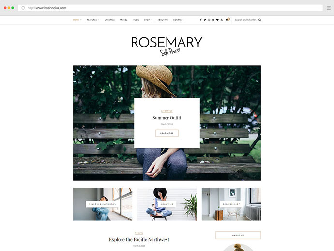 Rosmarin – Ein ansprechendes WordPress-Blog-Theme