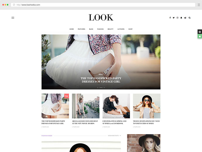 Look: Ein Mode- und Beauty-News-, Magazin- und Blog-WordPress-Theme