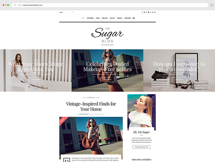 SugarBlog - Sauberes und persönliches WordPress-Blog-Theme