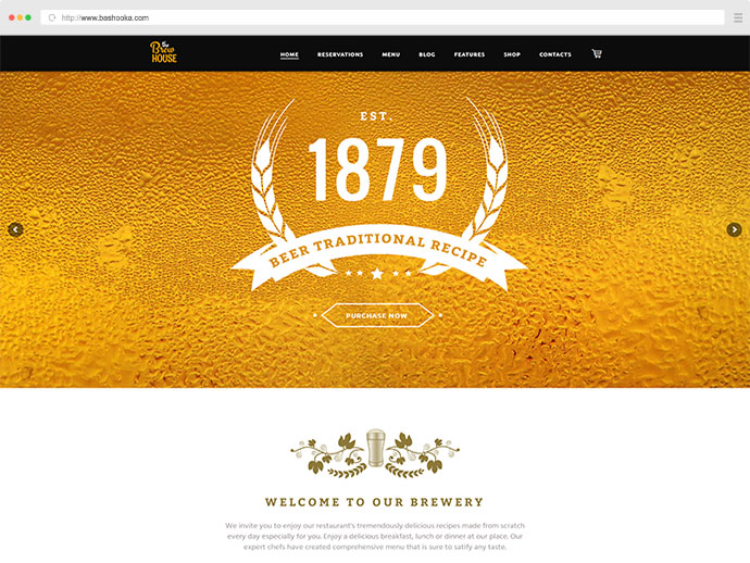Il Birrificio | Tema WordPress per birreria / pub / ristorante