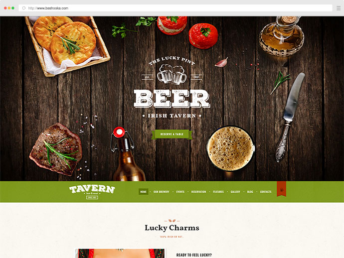Taverna | Tema WordPress per pub, ristoranti e birrerie