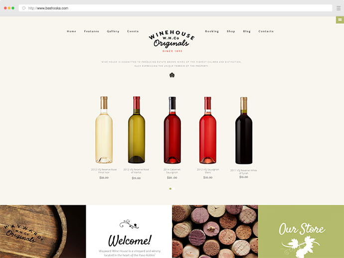 Casa del vino | Tema WordPress per aziende vinicole e ristoranti