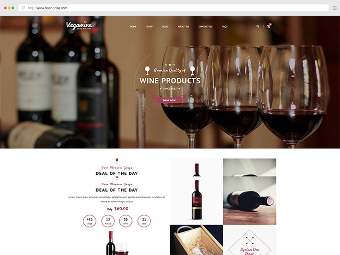 VG VegaWine - Tema WooCommerce per vino, azienda vinicola e vigneto