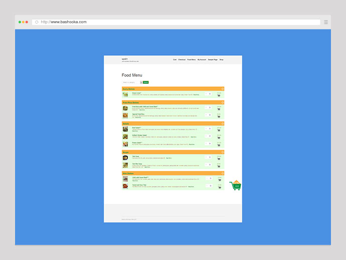 Foodlify - Menu di cibo del ristorante per Woocommerce