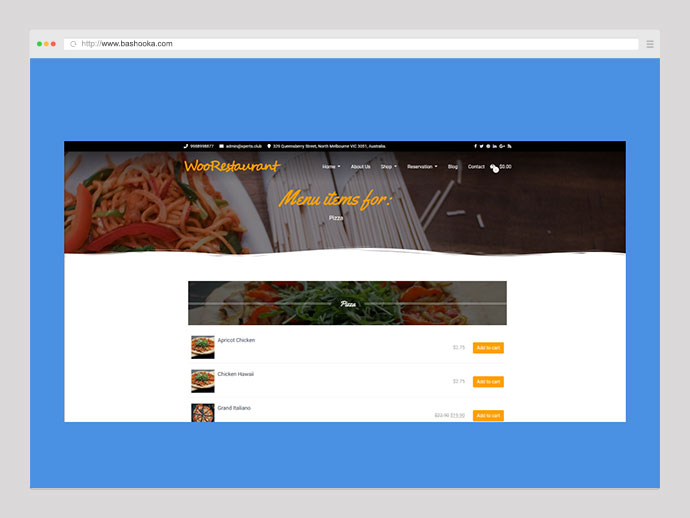 WooRistorante | Ristorante Woocommerce