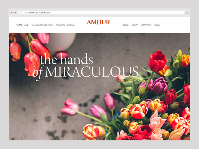Amour - ซื้อธีม WordPress - ดอกไม้ - เครื่องประดับ - แฮนด์เมด - Gift