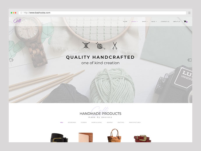 Gelli - ธีม WooCommerce สำหรับจิวเวลรี่ / น้ำหอม / เครื่องประดับ / ร้านทำมือ