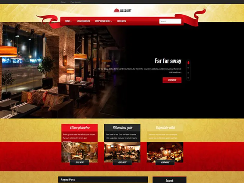 ธีมร้านอาหาร Wordpress