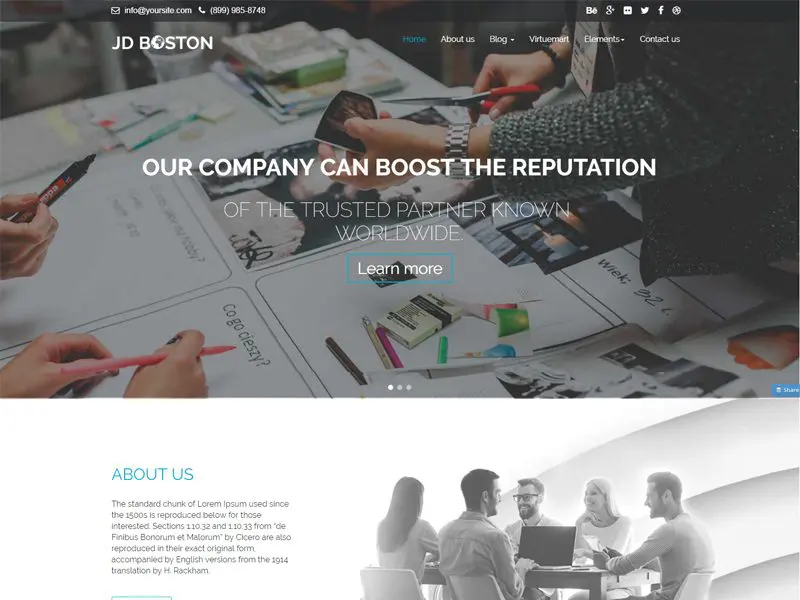 Template Bisnis Joomla