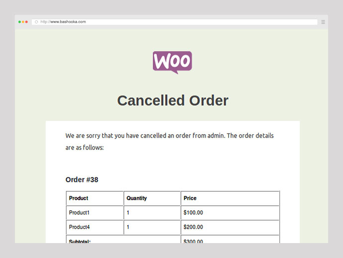 Personalizador de e-mail WooCommerce com construtor de e-mail de arrastar e soltar
