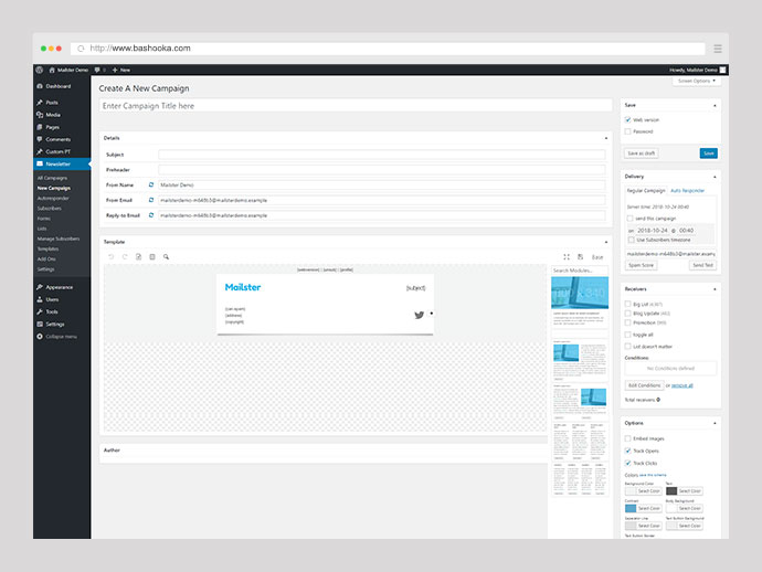 Mailster - Plugin de boletim informativo por e-mail para WordPress
