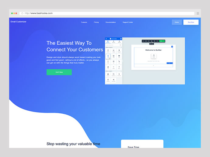 Personalizador de e-mail para WooCommerce com Drag Drop Builder - Woo Email Editor