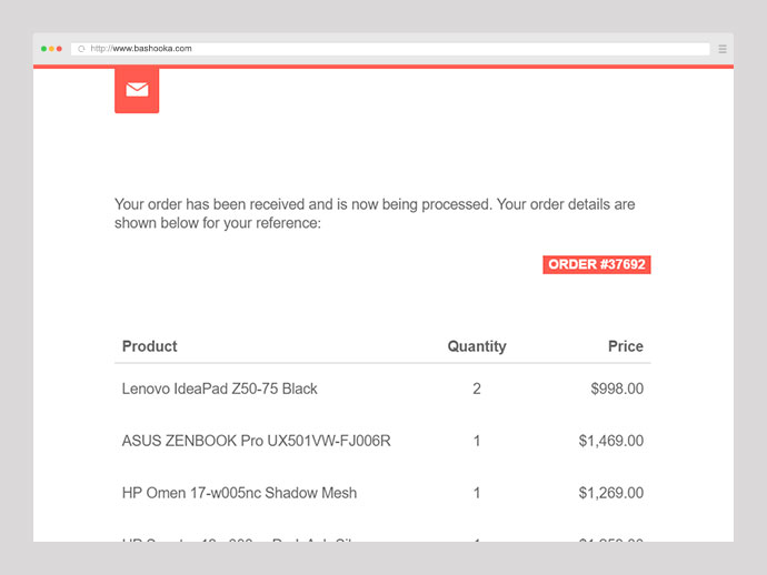Modelos de e-mail WooCommerce